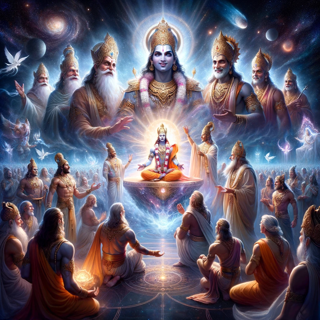 Lord Brahma Reveals Rama’s Divinity